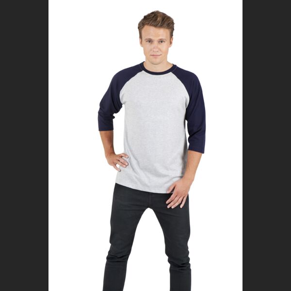 Men's 3/4 Sleeve Raglan Tee Thumbnail