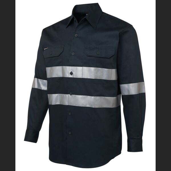 JB's L/S 190G WORK SHIRT WITH REFLECTIVE TAPE Thumbnail