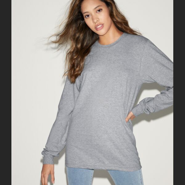 Unisex Fine Jersey Long Sleeve T-Shirt Thumbnail