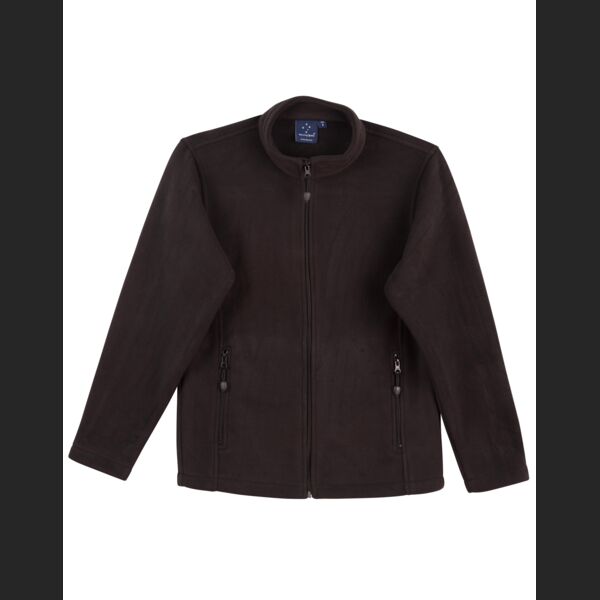 Men's Bonded Polar Fleece Full Zip Fitted Jacket Thumbnail